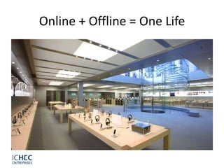 Online + Offline = One Life
 