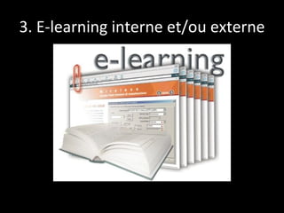 3. E-learning interne et/ou externe 