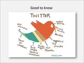 For internal use only
Good to know
 