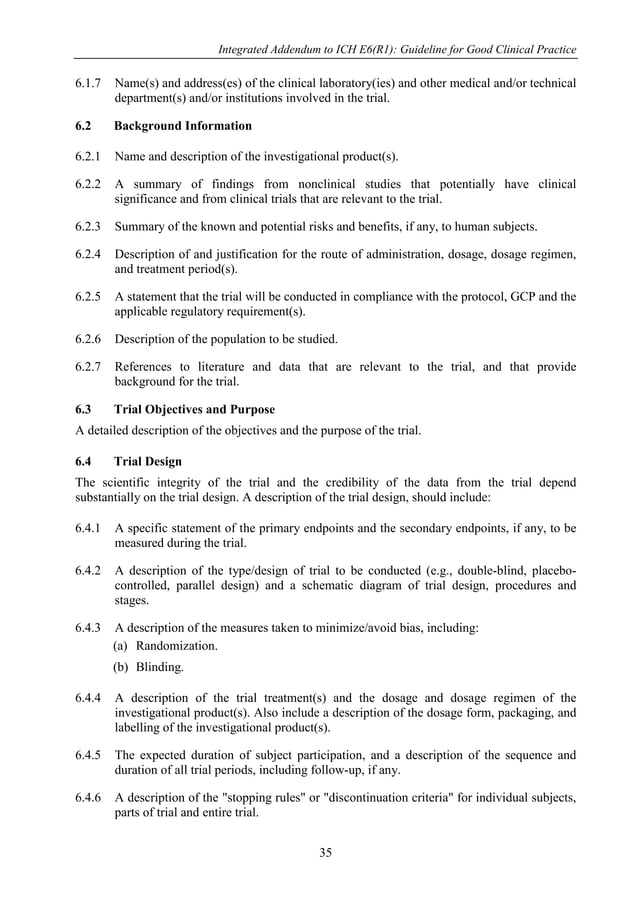 13 E6 R2 Principles , Good Clinical Practice (GCP) for clinical trials ...