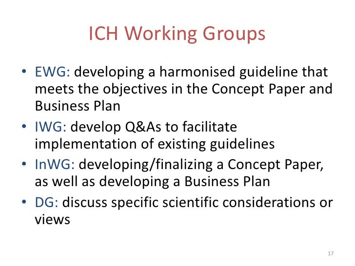 Ich guidelines