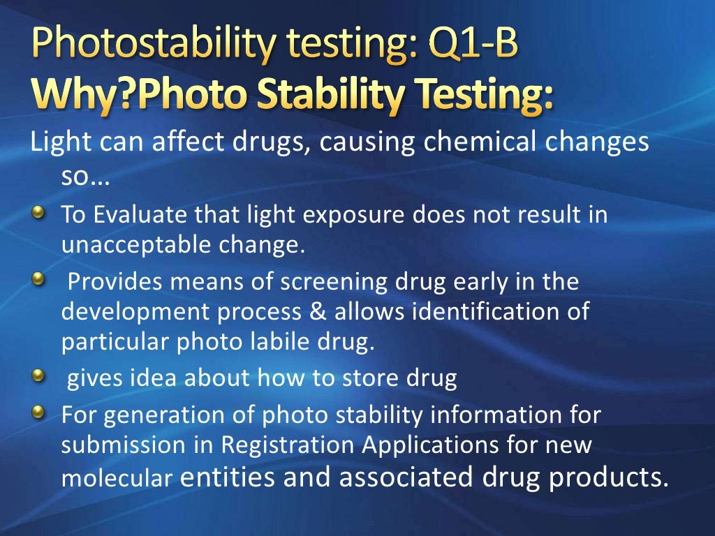 Ich guidelines for stability studies 2