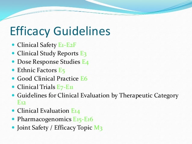 ich guidelines