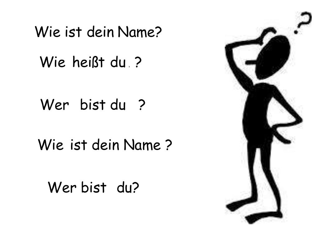 Wie heisst du?