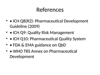 Comprehensive Overview of ICH Q8(R2) in Pharmaceutical Development | PPTX