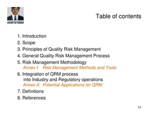 ICH Q9 Quality Risk Management | PDF