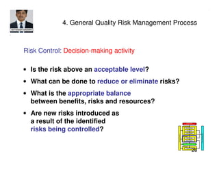 ICH Q9 Quality Risk Management | PDF