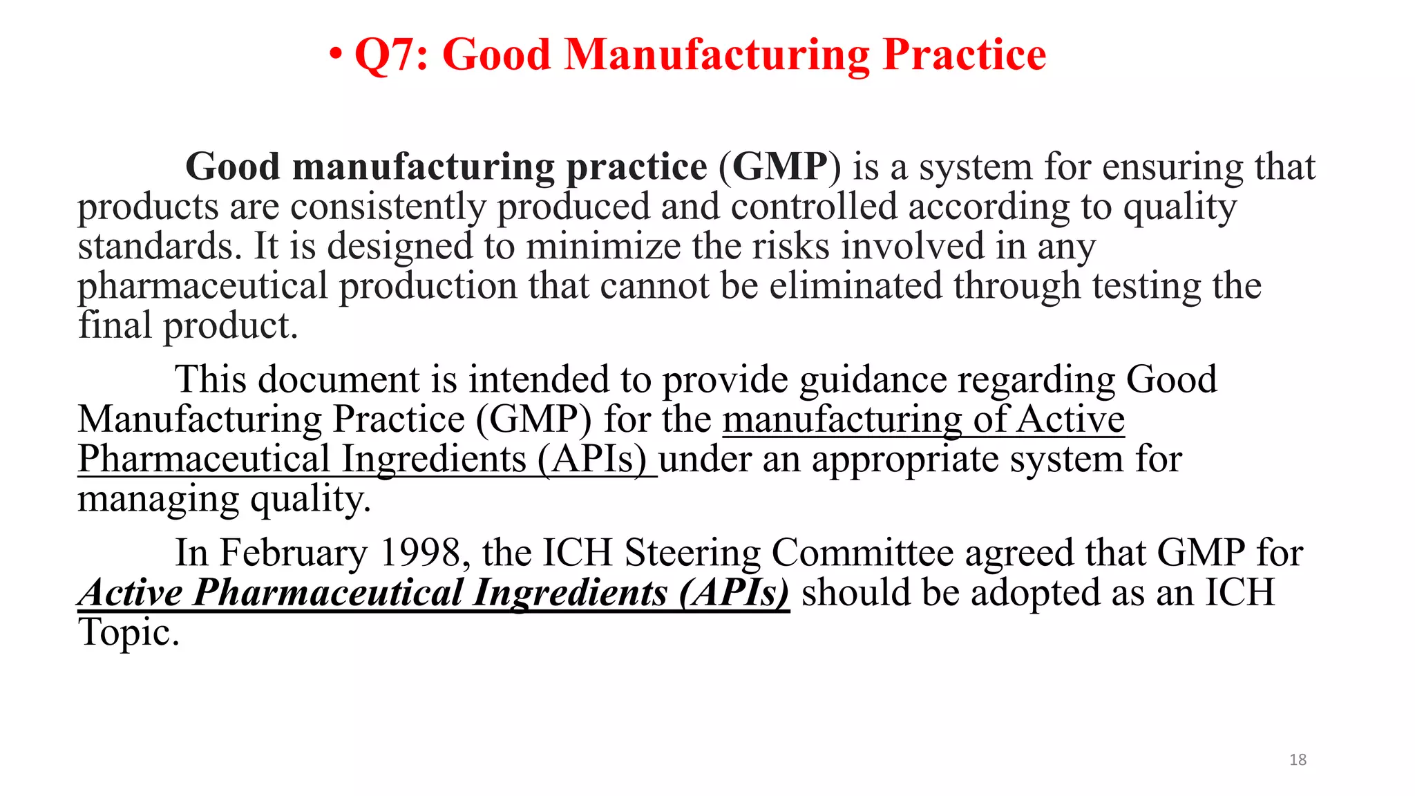 Ich quality guidelines | PPTX