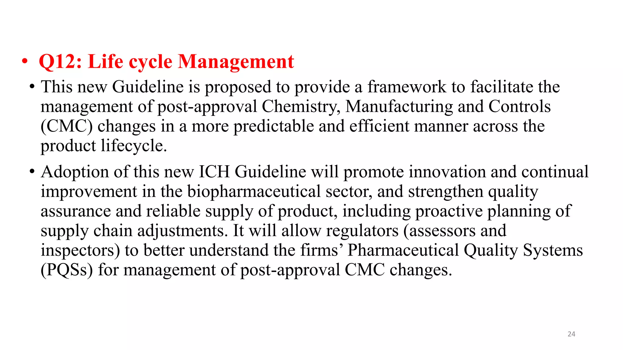 Ich quality guidelines | PPTX