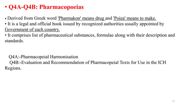 Ich quality guidelines | PPTX | Pharmaceutical Industry | Industries