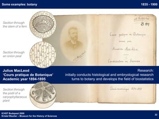  industrial production of      microscopesSelligue, ca. 1825ICHST Budapest 2009Kristel Wautier – Museum for the History of Sciences8