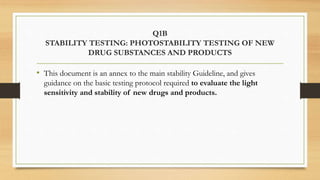 ICH STABILITY TESTING GUIDELINES (ICH Q1A-Q1F).pptx