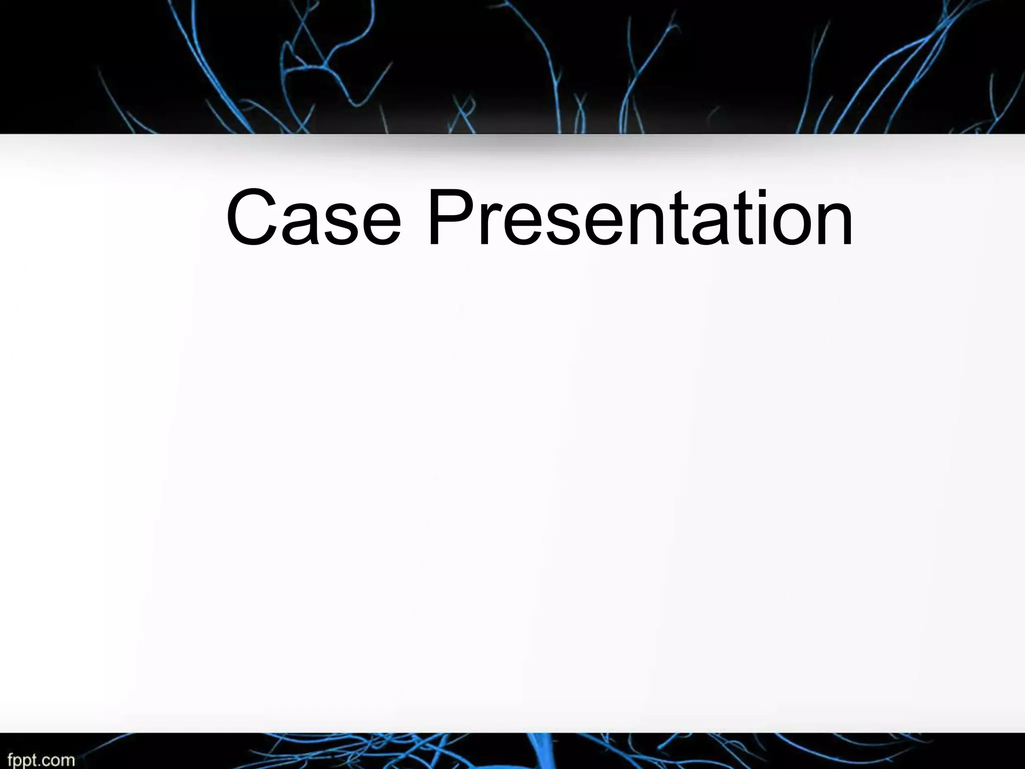 Intracerebral Hemorrhage Case presentation | PPTX