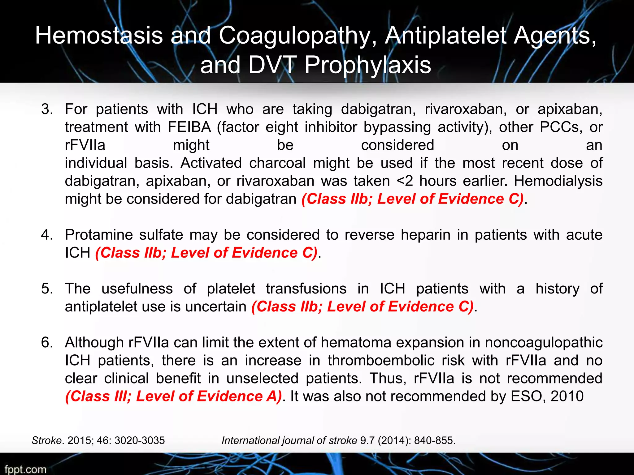 Intracerebral Hemorrhage Case presentation | PPTX