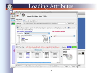 31
Loading Attributes
• Loading attributes
– Use import attribute from table
 