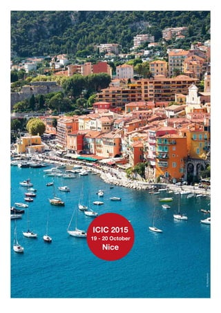 ICIC 2015
19 - 20 October
Nice
©iStockphoto
 
