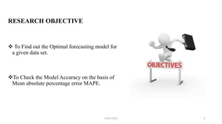 Research Paper Presentation on Retail Sales Forecasting | PPTX