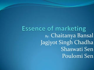 Chaitanya Bansal
 By:

Jagjyot Singh Chadha
         Shaswati Sen
         Poulomi Sen
 