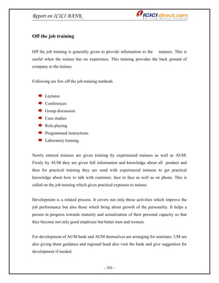 SIP PROJECT ON ICICI BANK BY :- GAURAV BHUT