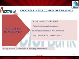 Compositionof Loan book, As on March, 201043%60%18%4%Total loan book:  Rs.1812bn                                    Total retail loan book: Rs. 790bn      Vehicle loan contains auto loan 10%, commercial business 6% & two wheeler 1%.Retail business group includes builder loan & dealer funding of Rs. 40.26bn.“Hum Hai  Na”11