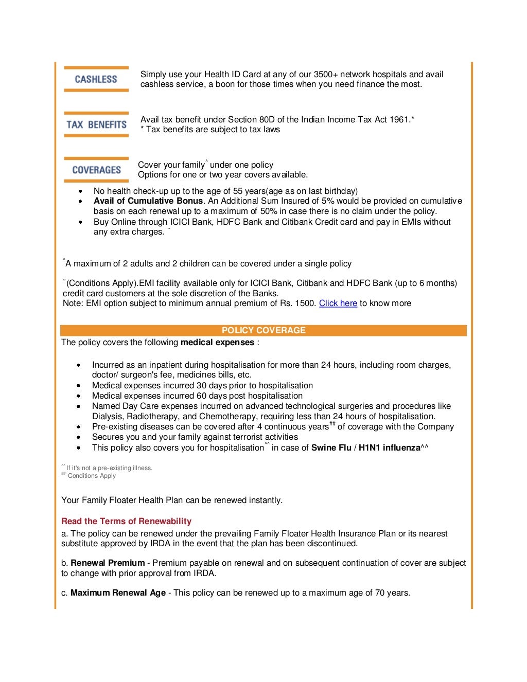 Icici lombard family floater health insurance policy (1)