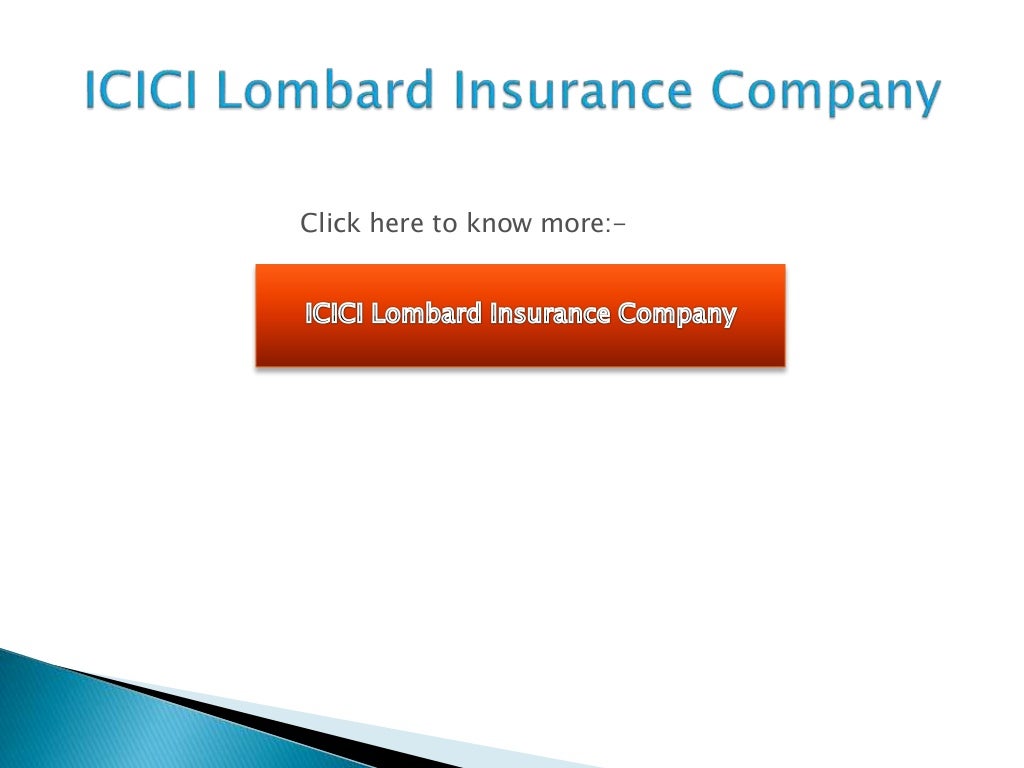 ICICI lombard insurance