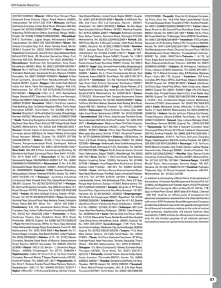 ICICI Prudential Mutual Fund



 3207007/3206959 • Meerut: 108 Ist Floor Shivam Plaza,             Opp Shastri Maidan, Limda Chowk, Rajkot 360001, Gujarat.        0102/2333688 • Tirupathi: Shop No14, Boligala Complex,
 Opposite Eves Cinema, Hapur Road, Meerut 250002,                  Tel: (0281) 329 8158/329 8206 • Ranchi: 4, HB Road, No:         1st Floor, Door No. 18-8-41B, Near Leela Mahal Circle,
 Uttarpradesh. Tel: (0121) 325 7278 • Mehsana: 1st Floor,          206, 2nd Floor, Shri Lok Complex, Ranchi - 834001,              Tirumala Byepass Road, Tirupathi 517501, Andhra Pradesh.
 Subhadra Complex, Urban Bank Road, Mehsana 384 002,               Jharkhand . Tel: (0651) 329 6202,• Ratlam: 18, Ram Bagh,        Tel: (0877) 3206887/3209257/9848877737 • Trichur: Adam
 Gujarat. Tel: (02762) 323985/323117 • Moga: Ground Floor,         Near Scholar's School, Ratlam - 457001, Madhya Pradesh.         Bazar, Room no.49, Ground Floor, Rice Bazar (East), Trichur
 Adjoining TATA Indicom Office, Dutt Road, Moga 142001,            Tel.: (07412) 324829, 324817 • Ratnagiri: Kohinoor Complex,     680001, Kerala. Tel: (0487) 325 1564 • Trichy: No 8, I Floor,
 Punjab. Tel: (01636) 310088/310909/502994. • Moradabad:           Near Natya Theatre, Nachane Road, Ratnagiri 415 639,            8th Cross West Extn, Thillainagar, Trichy 620018, Tamil Nadu.
 B-612 ‘Sudhakar’, Lajpat Nagar, Moradabad 244001,                 Maharashtra. Tel: (02352) 322940/322950 • Rohtak: 205,          Tel: (0431) 329 6906/329 6909 • Trivandrum: R S Complex,
 Uttarpradesh. Tel: (0591) 329 7202/329 9842 • Morbi: 108,         2ND Floor, Blg. No. 2, Munjal Complex, Delhi Road, Rohtak       Opposite of LIC Building, Pattom PO, Trivandrum 695004,
 Galaxy Complex Opp. K.K. Steel, Sanala Road, Morbi-               124001, Haryana. Tel: (01262) 318687/318589 • Roorkee:          Kerala. Tel: (0471) 324 0202/324 1357 • Thuraipakkam:
 363641, Gujarat Tel.: (2822) 326910/326911 • Mumbai:              399/1, Jadugar Road, 33 Civil lines, Roorkee - 247667,          Old Mahabalipuram Road, Chennai, Ground Floor, 148 Old
 Rajabahdur Compound, Ground Floor, Opp Allahabad Bank,            Uttarakhand, Tel: (01332) 312386, 312011 • Ropar: SCF -         Mahabalipuram Road, Okkiyam, Thuraipakkam, Chennai -
 Behind ICICI Bank, 30, Mumbai Samachar Marg, Fort,                17, Zail Singh Nagar, Ropar-140001, Punjab. Tel.: (1881)        600097. Tel.: (044) - 30407144 • Tuticorin: 1 - A / 25, 1st
 Mumbai 400 023, Maharashtra. Tel: (022) 30282468. •               324 761 • Rourkela: 1st Floor, Mangal Bhawan, Phase II,         Floor, Eagle Book Centre Complex, Chidambaram Nagar
 Muzzafarpur: Brahman toli, Durgasthan, Gola Road,                 Power House Road, Rourkela 769001, Orissa. Tel: (0661)          Main, Palayamkottai Road, Tuticorin - 628 008. Tel: (0461)
 Muzaffarpur 842001, Bihar. Tel: (0621) 3207504/3207052 •          3290575 • Sagar: Opp. Somani Automobiles, Bhagwanganj,          3209960  3209961 • Udaipur: 32 Ahinsapuri, Fatehpura
 Mysore: No.1, 1st Floor, CH.26 7th Main, 5th Cross, (Above        Sagar 470 002, Madhya Pradesh. Tel: (07582) 326711/             Circle, Udaipur 313004, Rajasthan. Tel: (0294) 329 3202 •
 Trishakthi Medicals), Saraswati Puram, Mysore 570009,             326894 • Salem: No.2, I Floor Vivekananda Street, New           Unjha: 10/11, Maruti Complex, Opp. B R Marbles, Highway
 Karnataka. Tel: (0821) 3206991/3294503 • Nadiad: 8, Ravi          Fairlands, Salem 636016, Tamil Nadu. Tel: (0427) 325 2271/      Road, Unjha 384 170, Gujarat • Vadodara: 103 Aries
 Kiran Complex, Ground Floor Nanakumbhnath Road,                   320 0319 • Sambalpur: C/o Raj Tibrewal  Associates,            Complex, BPC Road, Off R.C. Dutt Road, Alkapuri, Vadodara-
 Nadiad 387001, Gujarat • Nagpur: 145 Lendra Park, Behind          Opp.Town High School, Sansarak, Sambalpur 768001,               390 007 Gujarat. Tel: (0265) 301 8032 • Valsad: Gita Nivas,
 Indus Ind Bank, New Ramdaspeth, Nagpur 440 010,                   Orissa. Tel: (0663) 329 0591 • Sangli: Diwan Niketan, 313,      3rd Floor, Opp. Head Post Office, Halar Cross Lane, Valsad
 Maharashtra. Tel: (0712) 325 8275/3258272/2432447/                Radhakrishna Vasahat, Opp. Hotel Suruchi, Near S.T. Stand,      396001, Gujarat. Tel.: 02632 - 324202 • Vapi: 215-216, Heena
 9371432447 • Nalgonda: H.No : 6 - 2 - 1477, Samadhana             Sangli 416416, Maharashtra. Tel: 9326016616 • Satara:           Arcade, Opp. Tirupati Tower, Near G.I.D.C, Char Rasta, Vapi
 Nagar, Beside HDFC Standard Life Office Lane Ramagiri,            117/A/3/22, Shukrawar Peth, Sargam Apartment, Satara            396195, Gujarat. Tel: (0260) 3201249/3201268 • Varanasi:
 Nalgonda-508001, Nalgonda Dist, Andhra Pradesh. Tel No.:          415002, Maharashtra. Tel: (02162) 320926/320989 • Satna:        C 27/249 - 22A, Vivekanand Nagar Colony, Maldhaiya,
 (08682) 323499• Namakkal: 156A/1, First Floor, Lakshmi            1st Floor, Shri Ram Market, Besides Hotel Pankaj, Birla Road,   Varanasi 221002, Uttarpradesh. Tel: (0542) 325 3264/325
 Vilas Building, Opp. To District Registrar Office, Trichy Road,   Satna 485 001, Madhya Pradesh. Tel: (07672) 320896/             3265 • Vashi: Mahaveer Center, Office No:17, Plot No:77,
 Namakkal 637001, Tamil Nadu. Tel: (04286) 234167 •                320756 • Saharanpur: I Floor, Krishna Complex, Opp. Hathi       Sector 17, Vashi 400703, Maharashtra. Tel: (022) 32598154/
 Nanded: Shop No 7, 1st Floor Kothari Complex, Shivaji Nagar,      Gate, Court Road, Saharanpur-247001. Tel: (0132) 3255589        32598155 • Vellore: No:54, Ist Floor, Pillaiyar Koil Street,
 Nanded-431602, Maharashtra Tel.: (2462) 315980/312564             • Secunderabad: 208, II Floor, Jade Arcade, Paradise Circle,    Thotta Palayam, Vellore 632004, Tamil Nadu. Tel: (0416)
 • Nasik: Ruturang Bungalow, 2 Godavari Colony, Behind             Secunderabad 500 003, Andhra Pradesh. Tel: (040) 3918           3209017/3209018 • Veraval: Opp. Lohana Mahajan Wadi,
 Big Bazar, Near Boys Town School, Off College Road, Nasik         2471 • Shahjahanpur: Bijlipura, Near Old Distt Hospital,        Satta Bazar, Veraval-362265, Gujarat. Tel.: (2876) 322 900
 422005, Maharashtra. Tel: (0253) 329 7084/325 0202 •              Jail Road, Shahjahanpur-242001, Uttar Pradesh. Tel:             • Vijayawada: 40-1-68, Rao  Ratnam Complex, Near
 Navsari: Dinesh Vasani  Associates, 103 -Harekrishna             (05842) - 327901 • Shimla: I Floor, Opp. Panchayat Bhawan       Chennupati Petrol Pump, M.G Road, Labbipet, Vijayawada
 Complex, above IDBI Bank, Nr. Vasant Talkies, Chimnabai           Main gate, Bus stand, Shimla 171001, Himachal Pradesh.          520 010, Andhra Pradesh. Tel: (0866) 329 9181/329 5202 •
 Road, Navasari 396445, Gujarat. Tel: (02637) 327709/              Tel: (0177) 3204944/3204945 • Shillong: LDB Building, 1st       Visakhapatnam: 47/9/17, 1st Floor, 3rd Lane, Dwaraka
 329238/248745 • Nellore: 97/56, I Floor Immadisetty               Floor, G S Road, Shillong, Meghalaya-793001. Tel: (0364)        Nagar, Visakhapatnam 530 016, Andhra Pradesh. Tel: (0891)
 Towers, Ranganayakulapet Road, Santhapet, Nellore                 2222265 • Shimoga: Nethravathi, Near Gutti Nursing Home,        329 8397/329 8374/2554893 • Warangal: F13, 1st Floor,
 524001, Andhra Pradesh. Tel: (0861) 329 8154/320 1042 •           Kuvempu Road, Shimoga 577 201, Karnataka. Tel: (08182)          BVSS Mayuri Complex, Opp. Public Garden, Lashkar Bazaar,
 New Delhi: 304-305 III Floor, Kanchenjunga Building, 18,          322 966/322 980 • Siliguri: No 8, Swamiji Sarani, Ground        Hanamkonda, Warangal 506001, Andhra Pradesh. Tel:
 Barakhamba Road, Cannaugt Place, New Delhi 110 001.               Floor, Hakimpara, Siliguri 734001, West Bengal. Tel: (0353)     (0870) 320 2063/3209927 • Wardha: Opp. Raman Cycle
 Tel: (011) 3048 2471 • Nizamabad: D. No. 5-6-209,                 329 1103 • Sirsa: Gali No: 1, Old Court Road, Near Railway      Industries, Krishna Nagar, Wardha-442001, Maharashtra.
 Saraswathi Nagar, NIZAMABAD-503001 A.P Tel.: (8462)
                                                   .               Station Crossing, Sirsa - 125055, Harayana. Tel: (01666)        Tel: (07152) 327735 / 327346 • Yamuna Nagar: 124-B/R
 9369999414/9369999353 • Nizamabad: D. No. 5-6-209,                327248 • Sitapur: Arya Nagar,Near Arya Kanya School,            Model Town, Yamunanagar, Yamuna Nagar 135 001,
 Saraswathi Nagar, Nizamabad - 503001, Andhra Pradesh,             Sitapur, Uttar Pradesh - 262 001. Tel: (05862) 324356,          Haryana. Tel: (01732) 316880/316770 •Yavatmal: Pushpam
 Tel : 09369999353 • Palakkad: 10/688, Sreedevi Residency,         324408 • Solan: 1st Floor, Above Sharma General Store,          Tilakwadi, Opp. Dr. Shrotri Hospital, Yavatmal - 445 001,
 Mettupalayam Street, Palakkad 678 001, Kerala. Tel: (0491)        Near Sanki Rest House, The Mall, Solan, Himachal Pradesh-       Maharashtra. Tel : (07232) 322780
 3261114/3261115 • Palanpur: Jyotindra Industries                  173 212. Tel: (01792) 321074, 321075 • Solapur: 4,              In addition to the existing Official Point of Acceptance of
 Compound, Near Vinayak Party Plot, Deesa Road, Palanpur           Lokhandwala Tower, 144, Sidheshwar Peth, Near Z.P Opp.  .       transactions, Computer Age Management Services Pvt. Ltd.
 385 001, Gujarat. Tel: (02742) 321810/321811 • Panipat:           Pangal High School, Solapur 413001, Maharashtra. Tel:           (CAMS), the Registrar and Transfer Agent of ICICI Prudential
 83, Devi Lal Shopping Complex, Opp ABN Amro Bank, G.T.            (0217) 3204201/3204200 • Sonepat: Shop No. 5, PP Tower,         Mutual Fund, having its office at New No 10. Old No. 178,
 Road, Panipat 132103, Haryana. Tel: (0180) 325 0525/400           Ground Floor, Opp to Income Tax office, Sonepat - 131 001,      Opp. to Hotel Palm Grove, MGR Salai (K.H.Road), Chennai
 9802 • Patiala: 35, New lal Bagh Colony, Patiala 147001,          Haryana. Tel: (0130) 3203021, 3203022 •Sriganganagar:           - 600 034 shall be an official point of acceptance for
 Punjab. Tel: (0175) 329 8926/222 9633 • Patna: Kamlalaye          18 L Block, Sri Ganganagar 335001, Rajasthan. Tel: (0154)       electronic transactions received from the Channel Partners
 Shobha Plaza, Ground Floor, Near Ashiana Tower, Exhibition        3206580/3206295 • Srikakulam: Door No. 4-1- 62, Beside          with whom ICICI Prudential Asset Management Company
 Road, Patna-800 001, Bihar. Tel : (0612) 325 5284 •               Idea Show Room, Palokonda Road, Srikakulam - 532001,            Limited has entered or may enter into specific arrangements
 Pondicherry: S-8, 100, Jawaharlal Nehru Street, (New              A.P Tel.: (08942) - 321900, 321901 • Sultanpur: 967, Civil
                                                                       .                                                           for all financial transactions relating to the units of mutual
 Complex, Opp. Indian Coffee House), Pondicherry 605001.           Lines, Near Pant Stadium, Sultanpur - 228 001. Uttar Pradesh.   fund schemes. Additionally, the secure Internet sites
 Tel: (0413) 421 0030/329 2468 • Porbandar: II Floor,              Tel.: 09389403149 • Surat: Plot No-629, 2nd Floor, Office       operated by CAMS will also be official point of acceptance
 Harikrupa Towers, Opp. Vodafone Store, M.G. Road,                 No- 2-C/2-D, Mansukhlal Tower, Beside Seventh Day Hospital      only for the limited purpose of all channel partners
 Porbandar 360575, Gujarat. Tel: (0286) 3207767/3205220            , Opp Dhiraj Sons, Athwalines, Surat - 395001, Gujurat. Tel.    transactions based on agreements entered into between
 • Pune: Nirmiti Eminence, Off No. 6, I Floor, Opp Abhishek        No. 0261-326 2267• Surendranagar: 2 M I Park, Near
 Hotel, Mehandale Garage Road, Erandawane, Pune 411 004,           Commerce College, Wadhwan City, Surendranagar 363035,
 Maharashtra. Tel : (020) 3028 3005 • Rae Bareli: No.17,           Gujarat. Tel: (02752) 320231/320233 • Tanjore: 1112, West
 Anand Nagar Complex, Rae Bareli 229 001, Uttar Pradesh.           Main Street, Tanjore - 613 009, Tamil Nadu. Tel.: (0432)
 Tel: (0535) 3203360/61 • Raichur: # 12 – 10 – 51/3C, Maram        319022 • Thane: 3rd Floor, Nalanda Chambers, B Wing,
 Complex, Besides State Bank of Mysore, Basaveswara                Gokhale Road, Near Hanuman, Temple, Naupada, Thane
 Road, Raichur 584101, Karnataka. Tel: (08532) 323215/             (West) - 400 602, Maharashtra. Tel.: (022) 31920050 •
 323006 • Raipur: HIG,C-23, Sector - 1, Devendra Nagar,            Thiruppur: 1(1), Binny Compound, II Street, Kumaran Road,
 Raipur - 492004. Chhattisgarh. Tel: (0771) -3296404 •             Thiruppur 641601, Tamil Nadu. Tel: (0421) 3201271/
 Rajahmundry: Cabin 101 D.no 7-27-4, 1st Floor Krishna             3201272 • Thiruvalla: Central Tower, Above Indian Bank,
 Complex, Baruvari Street, T Nagar, Rajahmundry 533101,            Cross Junction, Thiruvalla 689101, Kerala. Tel: (0469)
 Andhra Pradesh. Tel: (0883) 325 1357 • Rajapalayam: D.            3200923, 3200921 • Tinsukia: Sanairan Lohia Road, 1st Floor,
 No. 59 A/1, Railway Feeder Road (Near Railway Station),           Tinsukia - 786125, Assam. Tel.: (0374) 2336742 • Tirunelveli:
 Rajapalayam - 626 117, Tel.: (04563) 327520 / 327521 •            1 Floor, Mano Prema Complex, 182 / 6, S.N High Road,
 Rajkot: Office 207 - 210, Everest Building, Harihar Chowk,        Tirunelveli 627001, Tamil Nadu. Tel: (0462) 320 0308/320


                                                                                                                                                                                                    57
 