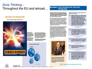 Zone Thinking Throughout the EU and abroad…

©2013 ENTOVATION International Ltd.

http://www.sciencebusiness.net

 