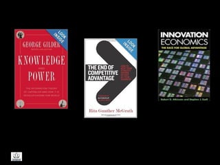 New Books

“…placing creativity,
innovation and
entrepreneurship at the
center of economic
development.”

“…strategies tha...