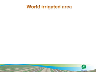 Irrigated
 Agriculture,
300 million ha
    (20%)
 