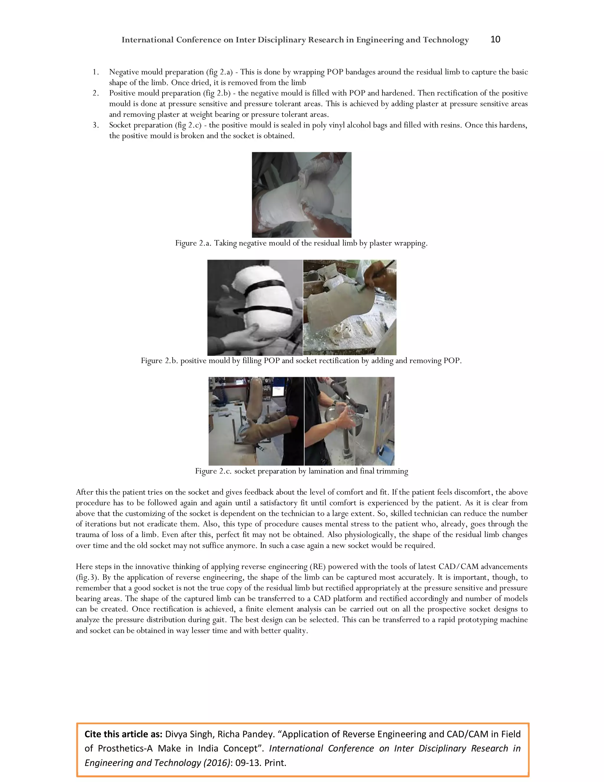 Application of Reverse Engineering and CAD/CAM in Field of Prosthetics ...
