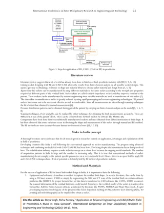 Application of Reverse Engineering and CAD/CAM in Field of Prosthetics ...