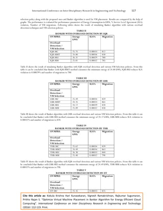 Optimize Virtual Machine Placement in Banker Algorithm for Energy ...