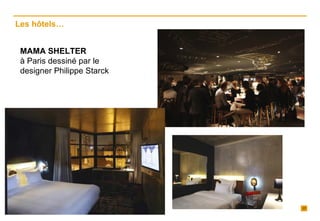 MAMA SHELTER   à Paris dessiné par le designer Philippe Starck Les hôtels… 