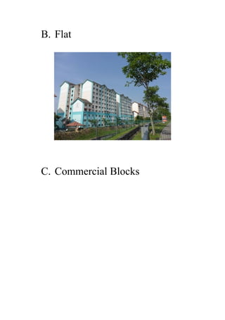 B. Flat
C. Commercial Blocks
 