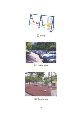 fl swings
@ ParkingSpace
fl Exercise Area
13
 