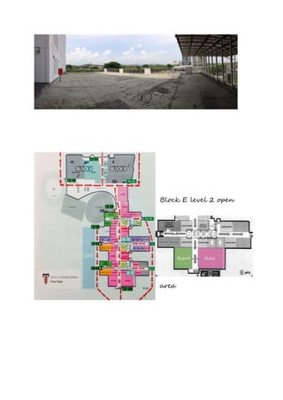 Block E level 2 open
area
 