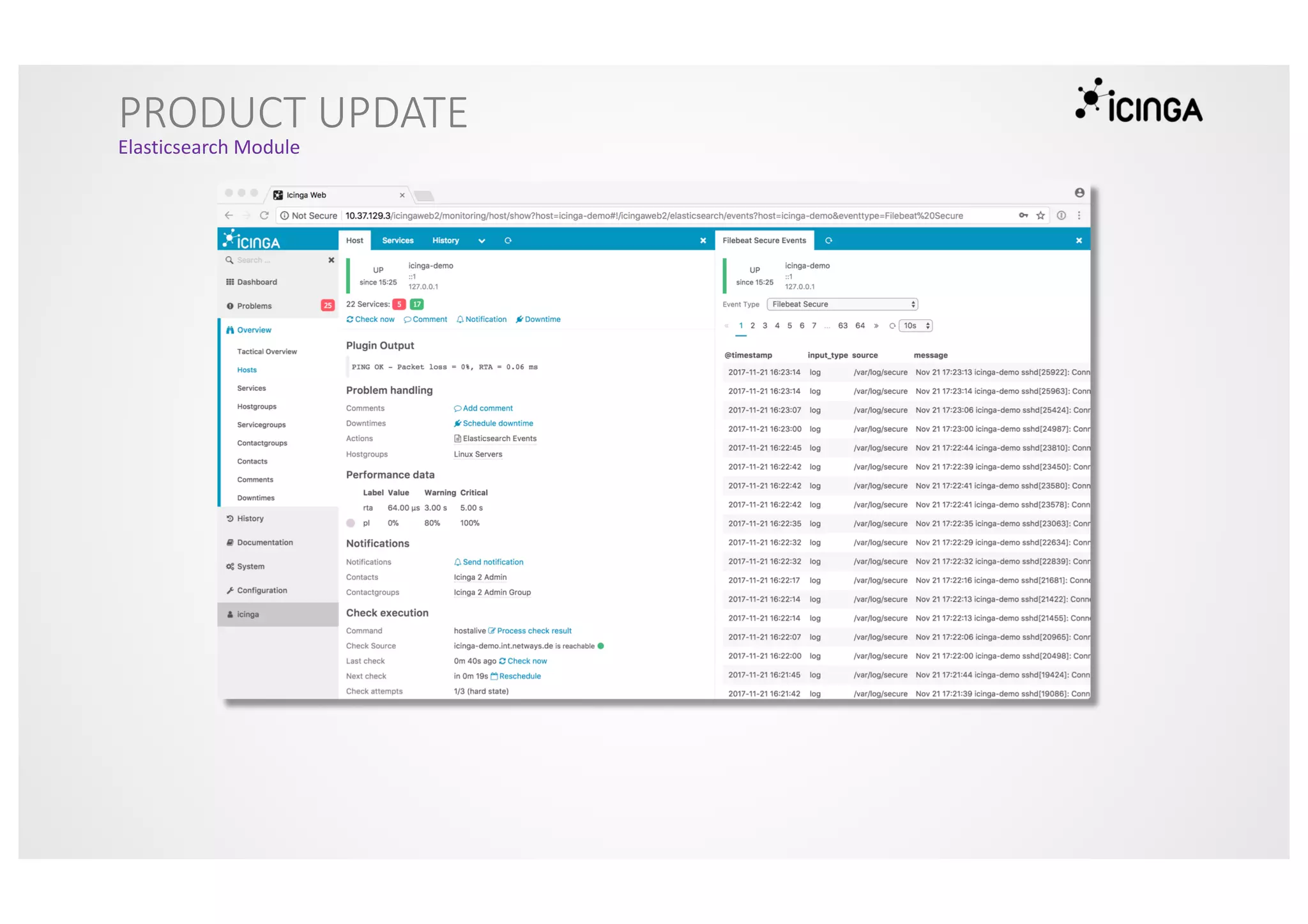 PRODUCT UPDATE
Elasticsearch Module
 