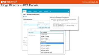 www.netways.de
Icinga Director – AWS Module
 