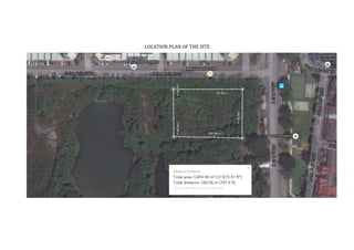  
LOCATION	
  PLAN	
  OF	
  THE	
  SITE	
  
	
  
	
  
 