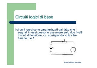 I circuiti logici | PPT