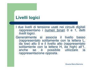 I circuiti logici | PPT