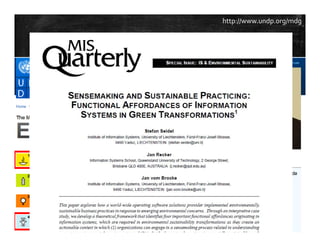 Need inspiration?
http://www.undp.org/mdg
 