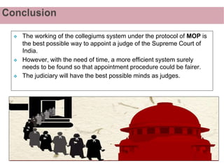what is the procedure of appointment of supreme court judges