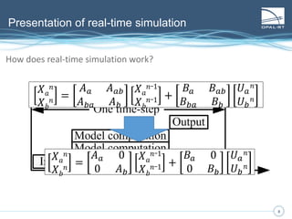 8
Presentation of real-time simulation
8
How does real-time simulation work?
 