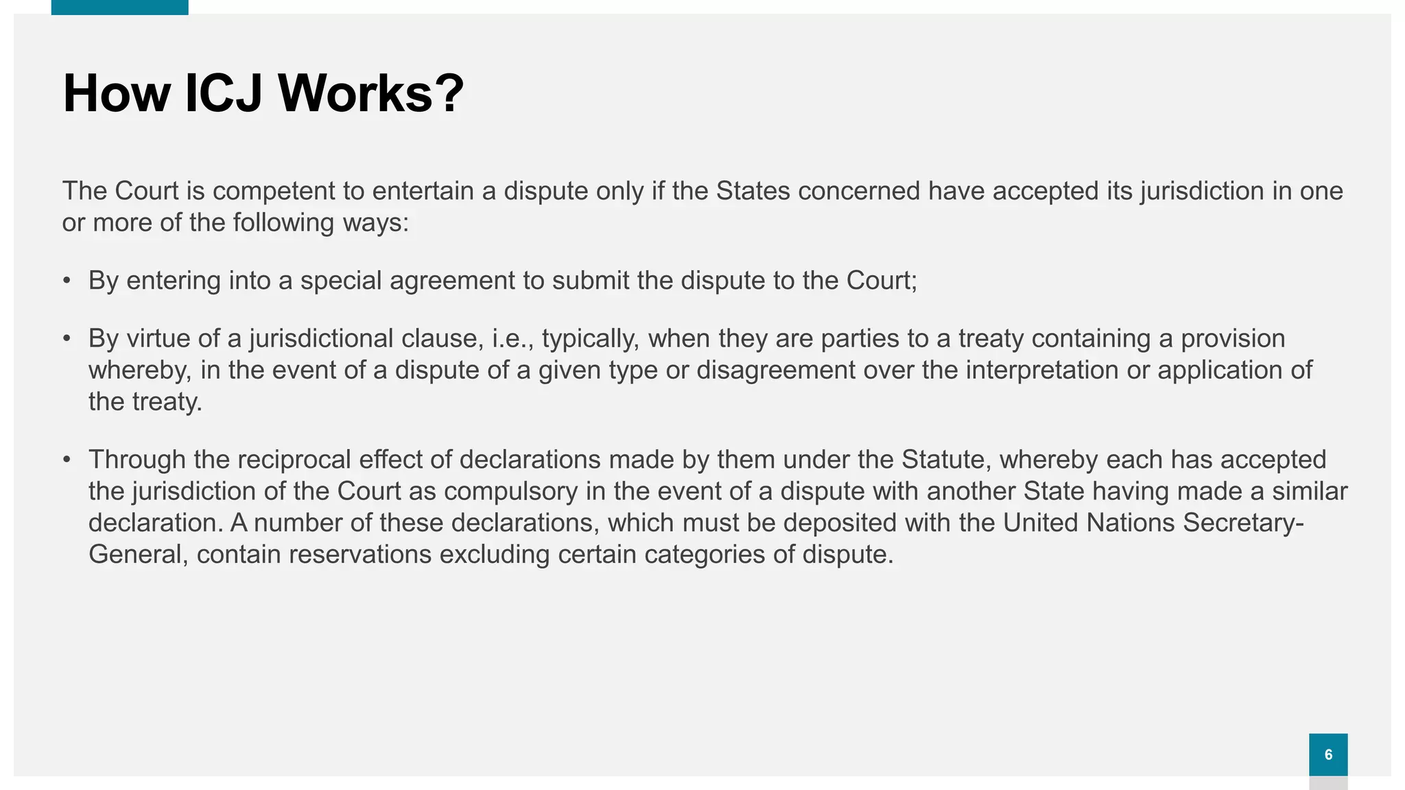 Icj and decision making in Icj | PPTX