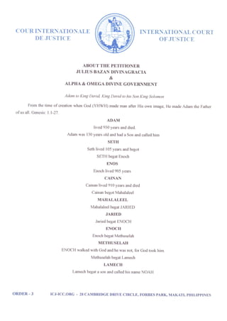 Decision of the Royal ICJ-ICC Court