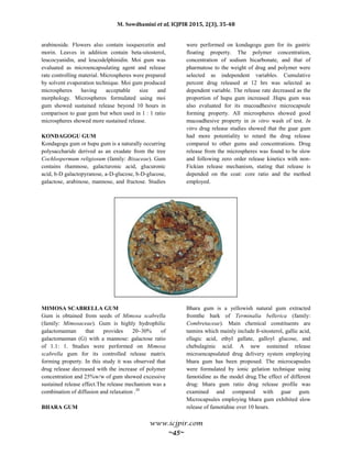 AN OVERVIEW ON NATURAL POLYMERS AS PHARMACEUTICAL EXCIPIENT | PDF