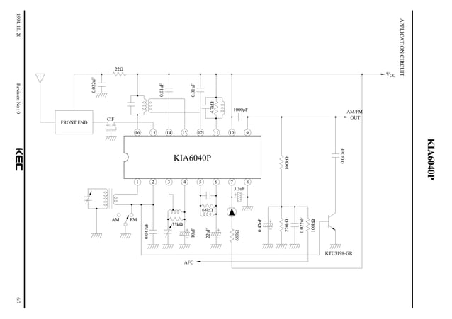 Data Sheet IC KIA6040 | PDF