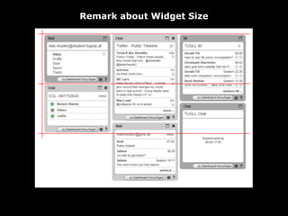 Remark about Widget Size
 